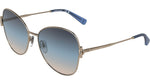 771 - ROSE GOLD/TRIPLE GRADIENT BLUE / 