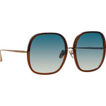 006 - BRWN/ LGHT GOLD/ AQUA GRADIENT