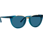 059 - AQUA/ LIGHT GOLD/ AQUA / 