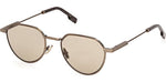 35E - Matte Antiqued Pale Gold / brown