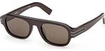 48N - Shiny Dark Brown / green