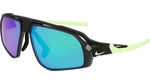 010 - MATTE BLACK /GREEN MIRROR/ROAD / 