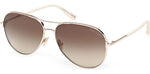 28K - Shiny Rose Gold / brown mirror