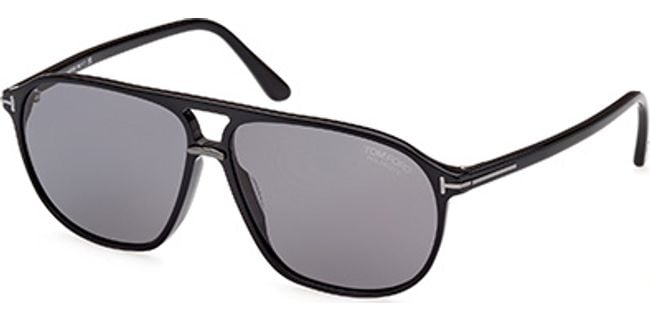 01D - Shiny Black / smoke polarized