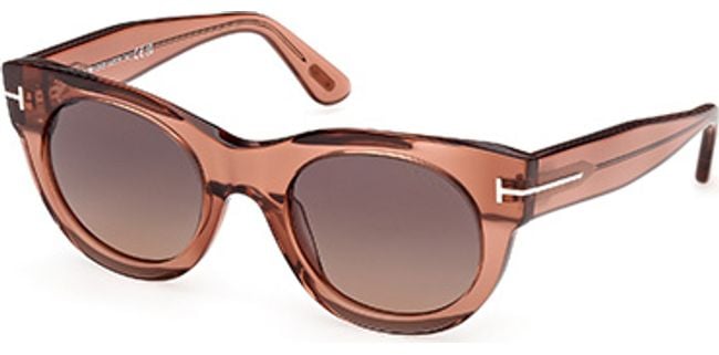 45T - Shiny Light Brown / gradient bordeaux