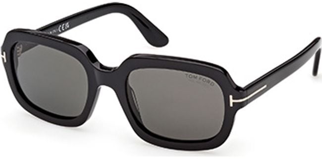 01D - Shiny Black / smoke polarized