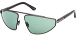 13N - Matte Dark Ruthenium / green
