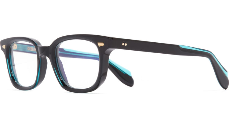 001 - TEAL ON BLACK
