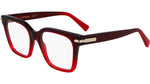 615 - GRADIENT TRANSPARENT DARK RED / 