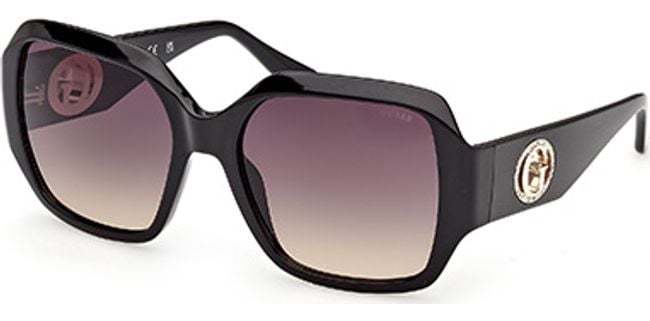 01B - Shiny Black / gradient smoke