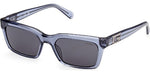 90A - Shiny Blue / smoke
