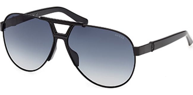 01W - Matte Black / gradient blue
