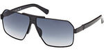 01W - Matte Black / gradient blue