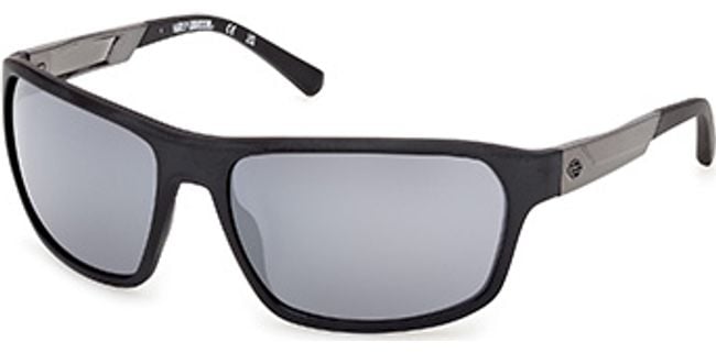 02C - Matte Black / smoke mirror