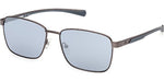 09X - Matte Gunmetal / blue mirror