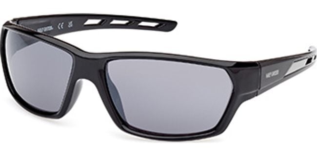 01C - Shiny Black / smoke mirror