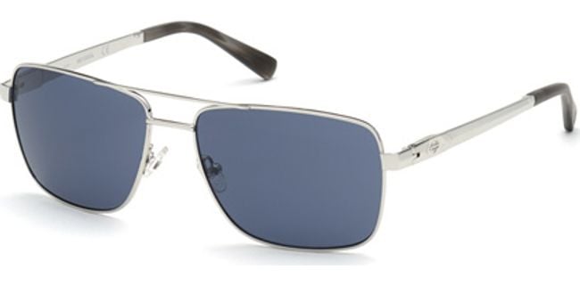 06V - Shiny Antiqued Dark Nickeltin / blue