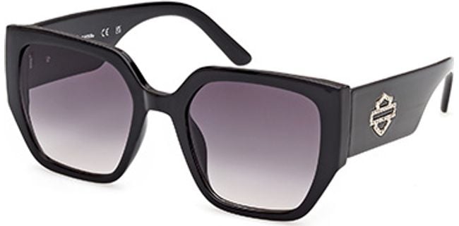 01B - Shiny Black / gradient smoke