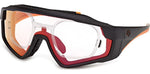 02U - Matte Black / bordeaux mirror