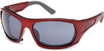 68A - Shiny Dark Red / smoke