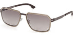 50B - Matte Antiqued Rhodium / gradient smoke