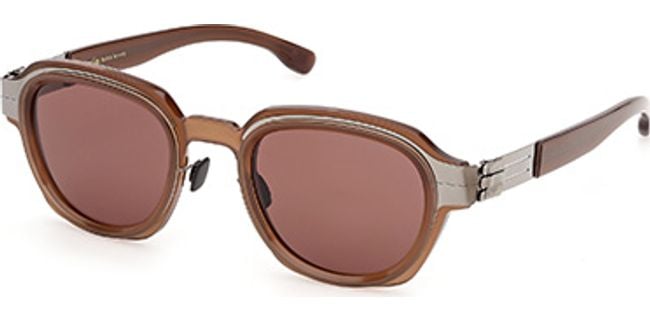 48E - Matte Rhodium / brown