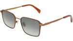 745 - SEMIMATTE BROWN/MATTE BURGUNDY / 