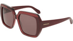 654 - OPALINE RED/BURGUNDY / 