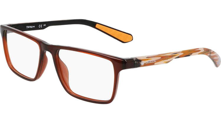 208 - BROWN CRYSTAL/ APRICOT RESIN