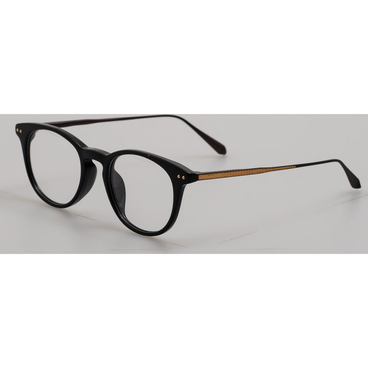 001 - BLACK/ NCKL W/YELLOW GLD