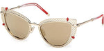 32C - Shiny Pale Gold / smoke mirror