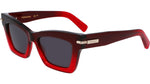 615 - GRADIENT DARK RED TRANSPARENT / 