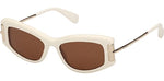 25E - Shiny White / brown