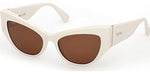 25E - Shiny White / brown