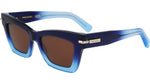 415 - GRADIENT DARK BLUE TRANSPARENT / 