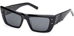 01A - Shiny Black / smoke