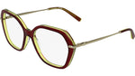 618 - TRANSPARENT BURGUNDY/YELLOW / 