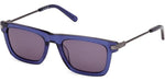 90A - Shiny Blue / smoke
