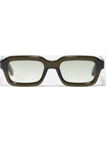Olive translucid / Clear Green Gradient