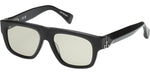 01N - Shiny Black / green