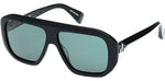 01N - Shiny Black / green