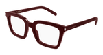 BURGUNDY / TRANSPARENT