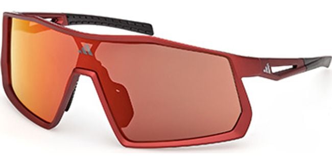 67L - Matte Dark Red / roviex mirror