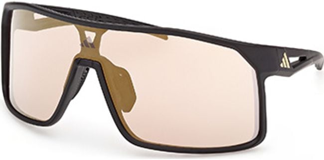 02G - Matte Black / brown mirror