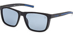 02D - Matte Black / blue polarized