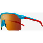 366 - MATTE LAGOON BLUE / RED MIRROR