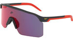 200 - MATTE DARK SMOKE GREY /RED MIR