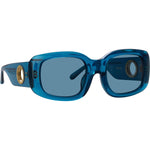 004 - AQUA/ LIGHT GOLD/ AQUA / 