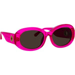 003 - NEON PINK/ LIGHT GOLD/ GREY / 