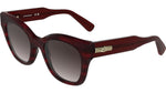 614 - STRIPED BURGUNDY / 